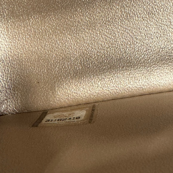 Chanel Classic Mini iridescent Gold with gold hardware - Picture 9 of 9